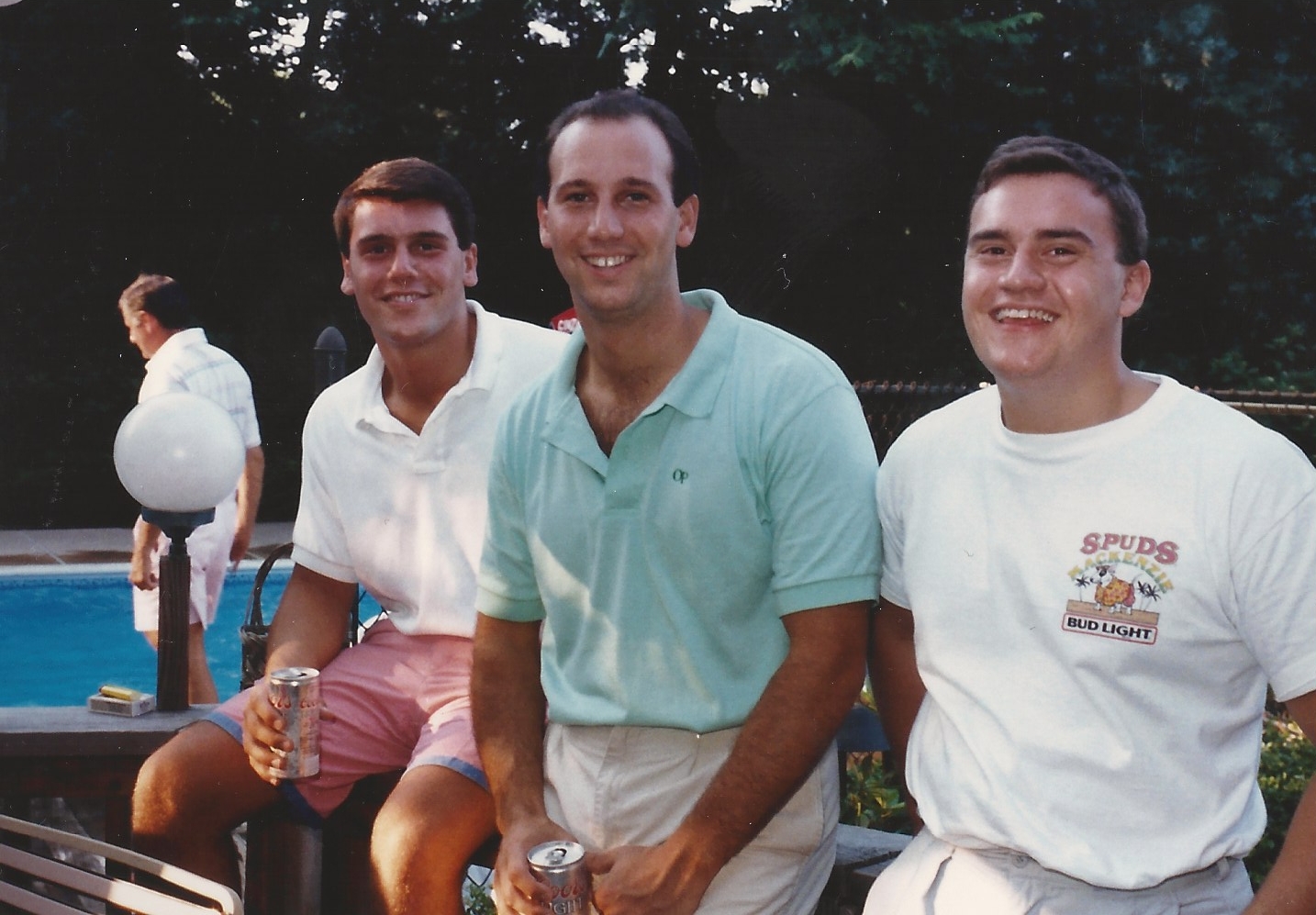 John Robert Angelo with friends